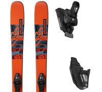 SALOMON Qst Spark Jr S + C5 Gw J85 - Children - Black / Orange / Blue - size 113- model 2026 113