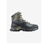 Salomon - Hiking shoes in GORE-TEX - Quest Element Gtx W Ebony/Rainy Day for Women in Leather - Size 7,5 UK - Blue Blue 7.5 UK