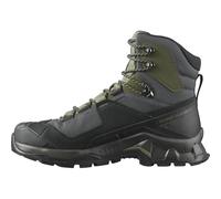 SALOMON Quest Element Gore-tex Black/deep Lichen Green/olive Night - Hiking trek shoe - Grey/Green - size 9.5 9.5