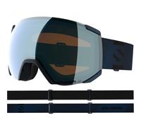 Salomon RADIUM ML Goggles, Unisex Anti-Fog Ski Goggles for Trail Running and Mountain Adventures, Dress Blue/LightBlue