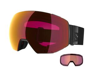 Salomon - Radium Prime Black Sigma Poppy Red + Sigma Light Blue - Goggles