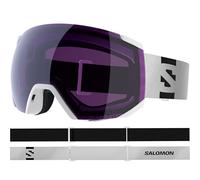 Salomon RADIUM SIGMA Goggles, Unisex Anti-Fog Ski Goggles for Trail Running and Mountain Adventures, White/SB