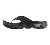 Salomon Reelax Break 6.0 Women's Recovery Shoes, Cushioned Stride, Seamless Foothold, and Lightweight, Black, 8.5