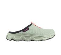 Salomon Reelax Slide 6.0 Women's Slides | UK 4.5 in Green Milieu/Black/Knockout Pink