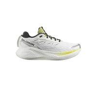 Salomon - Road running shoes - Aero Glide 4 White/Sunny Lime for Men - Size 10 UK White 10 UK