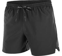 Salomon - Road running shorts - Shakeout Core 5" Shorts M Deep Black for Men - Size L Black L