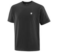 Salomon Round Logo Graphic Short Sleeve T-Shirt Black - L