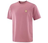 Salomon - Round Logo Graph - T-shirt size S, pink