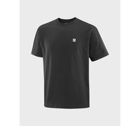 Salomon Round Logo Graphic Short Sleeve T-Shirt Black - XXL