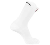 Salomon - S/Lab Glide Crew - Running socks size 42-44, white