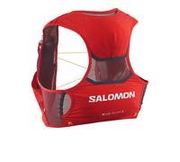 Salomon S/LAB Pulsar 3 Running Vest (With Flasks) | UK M in Fiery Red/Andorra/Orange Pop