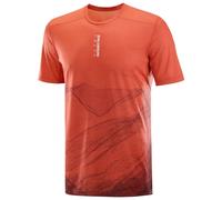 Salomon - S/Lab Salomon Ultra Print - Running shirt size L, red