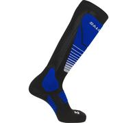 Salomon S/Pro ski socks, black/dazzling blue/white 39-41