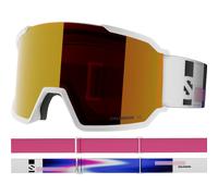 Salomon S/view 3 Ski Goggles White Mid Red/CAT2