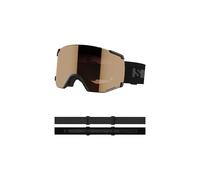 Salomon S/view Access Unisex Goggles Ski Snowboarding, Extended field of vision, Eye fatigue & glare reduction, and No more fogging, Black, One Size
