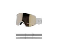 Salomon S/view Access Unisex Goggles Ski Snowboarding, Extended field of vision, Eye fatigue & glare reduction, and No more fogging, White, One Size