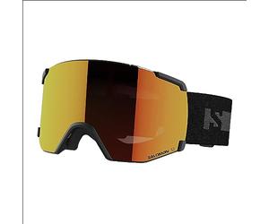Salomon S/view Unisex Goggles Ski Snowboarding, Extended field of vision, Visual acuity & glare reduction, and No more fogging, Black, One Size