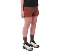 Salomon Sense Aero 2-in-1 Trail 5-Inch Women's Shorts | UK L in Burnt Umber