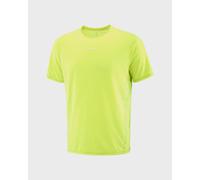 Salomon - Ultra-lightweight, breathable running T-shirt - Sense Aero SS Tee GFX M Acid Lime Butterfly for Men - Size XL - Yellow Yellow XL