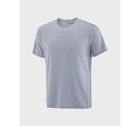 Salomon Sense Aero GFX Short Sleeve T-Shirt Light Grey Blue - S