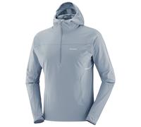 Salomon - Windbreaker jacket - Sense Aero Hybrid HZ Hd M Trade Winds for Men in Softshell - Size S - Grey Grey S