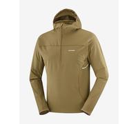 Salomon Sense Aero Hybrid Half Zip Jacket brown gold - L