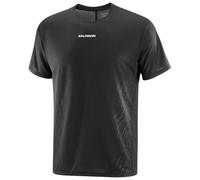 Salomon - Sense Aero S/S Tee GFX - Running shirt size M, black