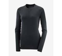 Salomon Sense Aero Seamless Long Sleeve T-Shirt Black Women - S