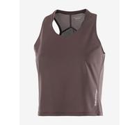 Salomon Sense Aero Short Sleeve Top Dark Brown Women - L
