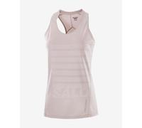 Salomon Sense Aero Singlet Sleeveless Top Light Pink Women - M