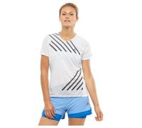 Salomon Sense Aero Women's Short Sleeve Tee in White - Lightweight Running Top