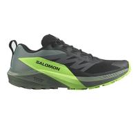 SALOMON Sense Ride 5 - Men - Black / Grey / Green - size 9.5- model 2025 9.5