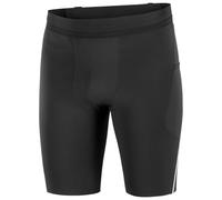 Salomon - Breathable, quick-drying shorts - Sense Stow Shorts Tights 9" M Deep Black for Men - Size M - Navy Navy M