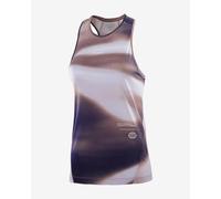 Salomon Shake Core GFX Sleeveless Top White Brown Women - M