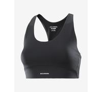 Salomon - Stretch sports Bra - Shakeout Core Bra W Deep Black for Women - Size L Black