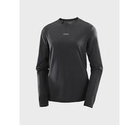 Salomon - Soft and breathable Long sleeves T-shirt - Shakeout Core LS Tee W Deep Black for Women - Size M Black