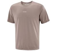 Salomon - SHKout Core S/S - Running shirt size M, brown