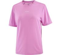 Salomon - Soft, breathable T-shirt - Shakeout Core SS Tee W Cyclamen for Women - Size XS - Pink Pink