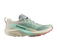 SALOMON Shoes Sense Ride 5, Men's Trail Running Shoes, Lily Pad/Rainy Day/Bleached Aqua, 9.5 UK, Lily Pad Rainy Day Bleached Aqua, 10.5 UK