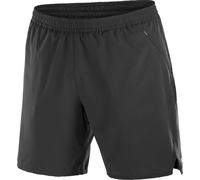 Salomon - Shorts with Integrated Boxer - Shakeout Core 2In1 Shorts 7'' M Deep Black for Men - Size S Black