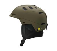 Salomon - Ski/snowboard Helmet - Husk Prime Mips Olive Night for Men - Size M - Khaki Khaki M