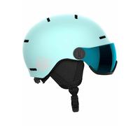 Salomon - Ski/snowboard helmet - Orka Visor Bleach Aqua/Flash Blue - Kid Size 56-59 cm Blue 56-59 cm