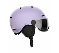 Salomon - Ski/snowboard helmet - Orka Visor Evening Haze/Flash Silver - Kid Size 53-56 cm - Purple Purple 53-56 cm