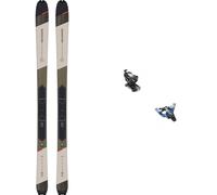 Salomon - Ski touring bindings - Touring Ski Set Mtn 80 Carbon Rainy Day 2024 for Men - Grey Grey