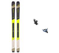 Salomon - Ski touring bindings - Touring ski set Mtn 84 Pure Rainy/Lime 2024 for Men in Aluminium - Grey Grey 156 cm.164 cm.172 cm.180 cm
