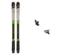 Salomon - Ski touring bindings - Touring Ski Set Mtn 86 Pro Pastel Neon Green 2024 for Men Green 164 cm.156 cm.172 cm.180 cm