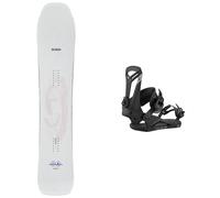 Salomon Snowboard - All-mountain freeride snowboard - Pack Jetstream 2026 in Wood - White White 157 cm.166 cm