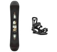 Salomon Snowboard - All-mountain Snowboard bindings - Pack Pulse 2025 for Men - Black Black S.M.L.XL