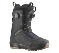 Salomon Snowboard - Men's Snowboard boots - Echo Dual Boa Wide Black/Deep Lichen Green for Men in Wool - Size 9,5 UK Black 9.5 UK