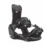 Salomon Snowboard - Quick Fitting Snowboard Bindings - Xa Supermatic Black in Nylon - Size 9,5-12,5 UK Black 9.5-12.5 UK